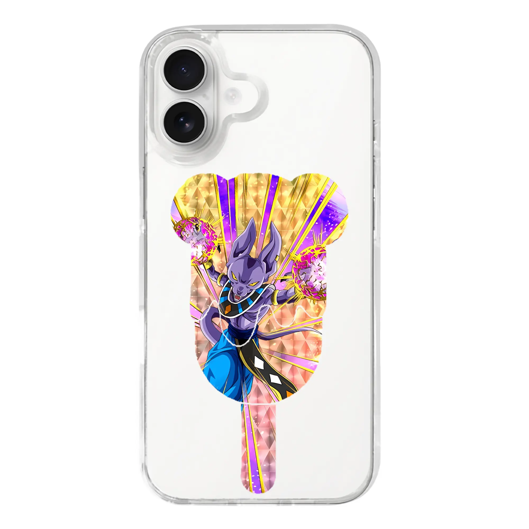 ドラゴンボール グッズ ビルス - iPhone 17シリーズ 透明スマホケース – 薄型・耐衝撃・精密フィット保護カバー